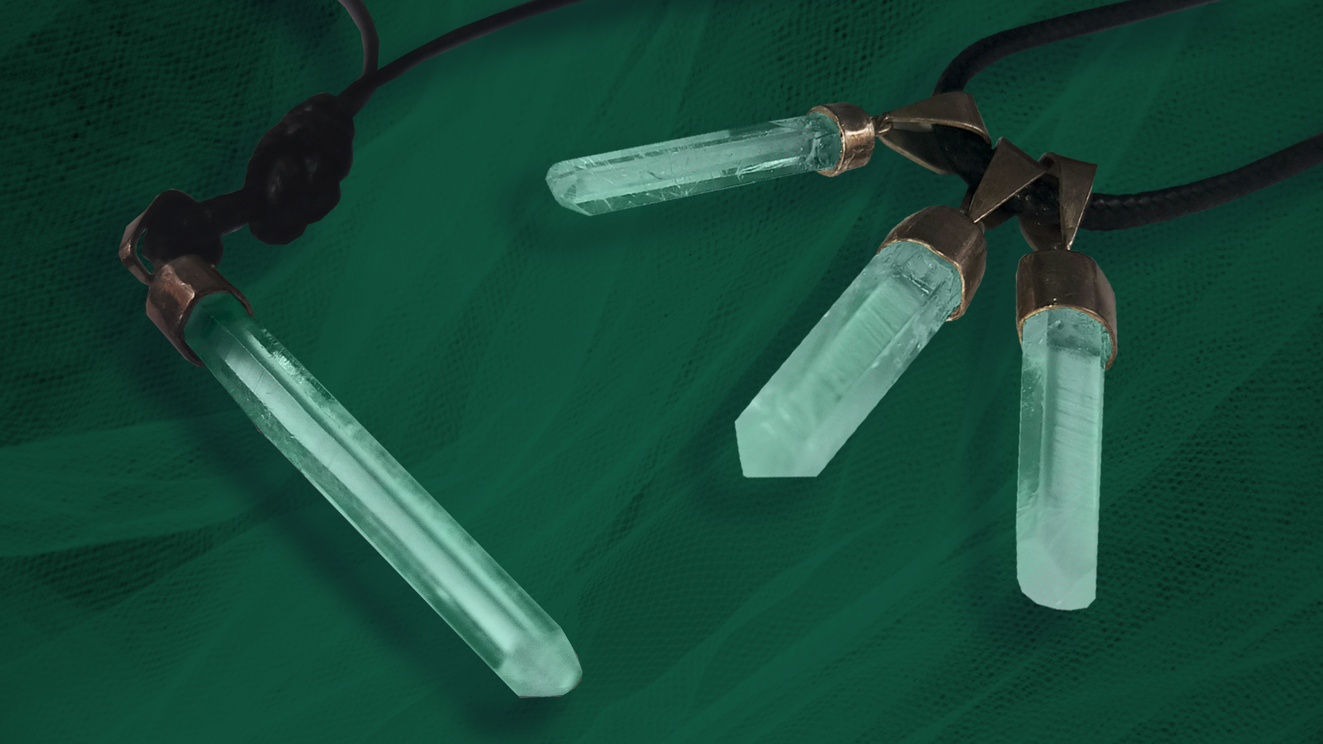 Collares artesanales de cuarzo